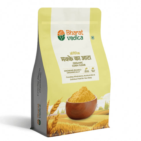 Bharat Vedica Organic Corn Flour Organic Makki ka Atta