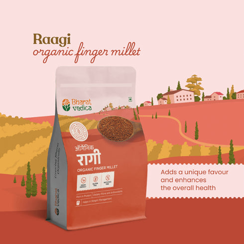 Bharat Vedica Organic Finger Millet Organic Ragi