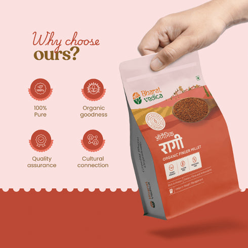 Bharat Vedica Organic Finger Millet Organic Ragi
