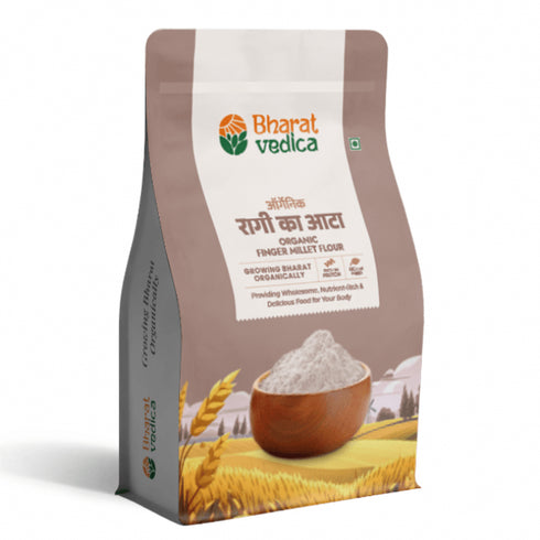 Bharat Vedica Organic Finger Millet Flour Organic Ragi ka atta