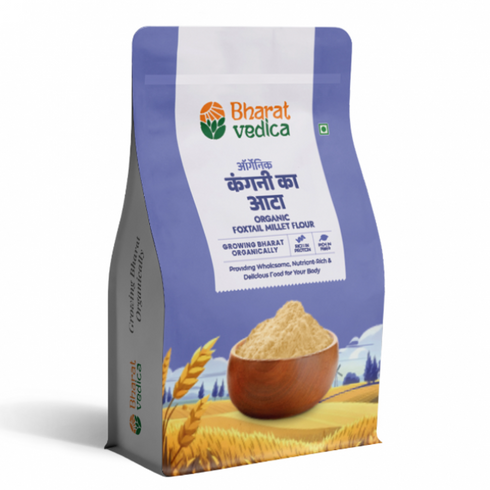 Bharat Vedica Organic Foxtail Millet Flour Organic kangani ka Atta