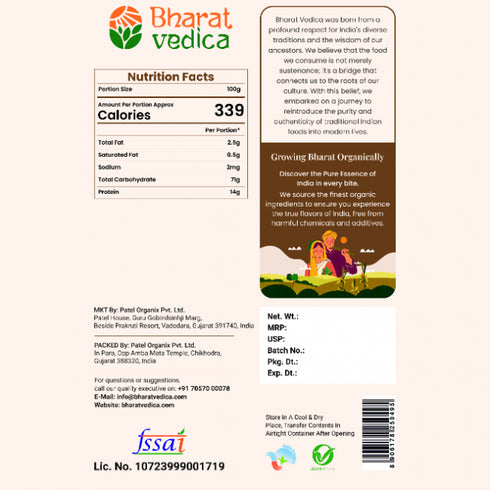 Bharat Vedica Organic Khapli Wheat Organic Khapli Gehu