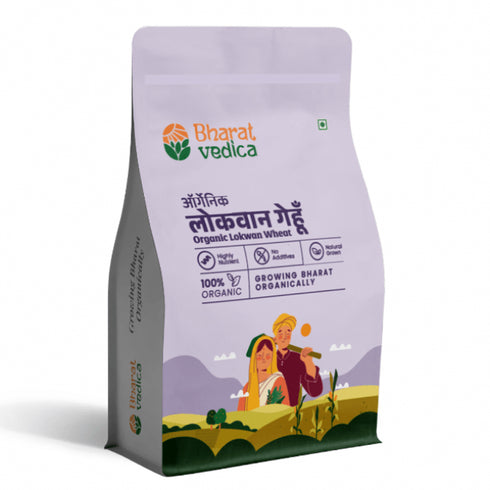 Bharat Vedica Organic Lokwan Wheat Organic Lokwan Gehu