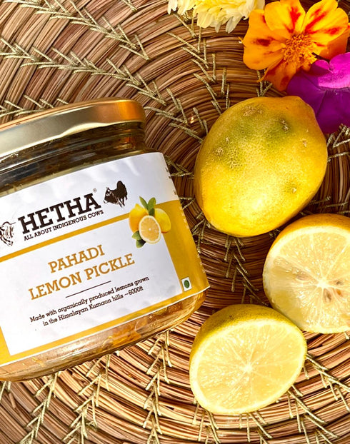 Hetha Pahadi Kagzi Nimbu Achar / Lemon Pickle