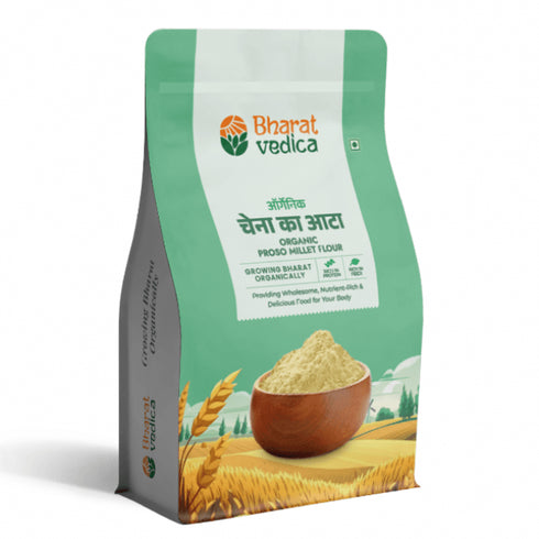 Bharat Vedica Organic Proso Millet Flour Organic Chena ka Atta