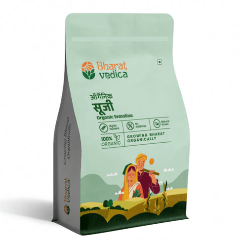 Bharat Vedica Organic Semolina Organic Suji Organic Rawa