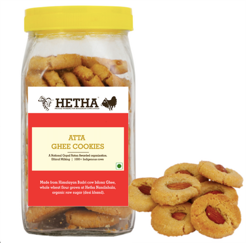 Hetha Atta Ghee Cookies / Whole Wheat Cookies with Ghee