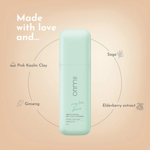 Orimii Skincare Gentle Facial Gel Clay Cleanser