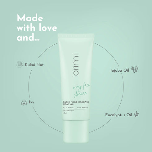 Orimii Skincare Leg & Foot Massage Heat Gel
