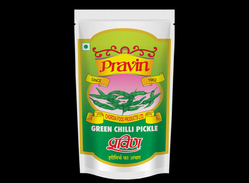 Suhana Pravin Green Chilli Pickle Pouch