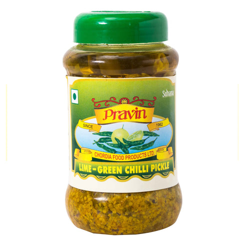Suhana Pravin Lime Green Chilli Pickle Jar