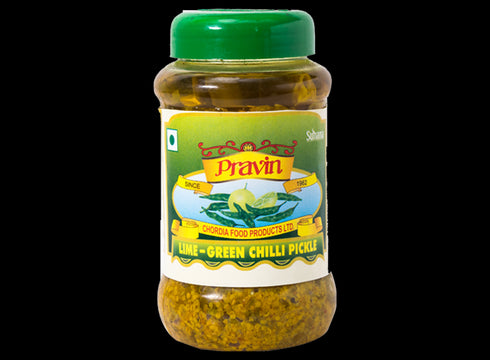 Suhana Pravin Lime Green Chilli Pickle Jar