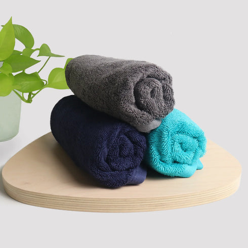 Heelium Bamboo Hand Towels - Set of 3
