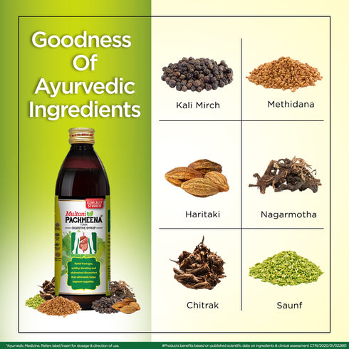 Multani Pharmaceuticals Limited Multani Pachmeena Tonik Digestive Syrup Relief From Acidity & Abdonimal Discomfort