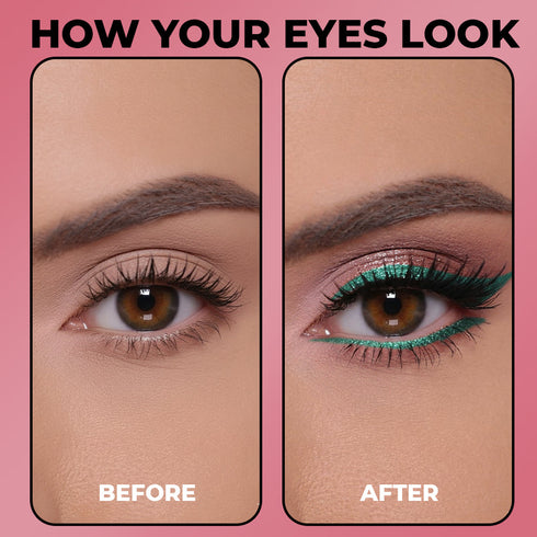 Moraze Cosmetics 4 Stunning Eyeshadows Combo Free Eyeliner