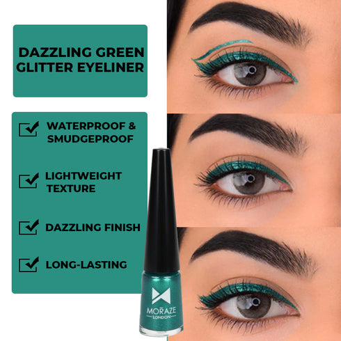 Moraze Cosmetics 4 Stunning Eyeshadows Combo Free Eyeliner