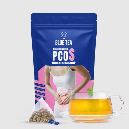 Blue Tea Pcos Herbal Tea | 30 Tea Bags