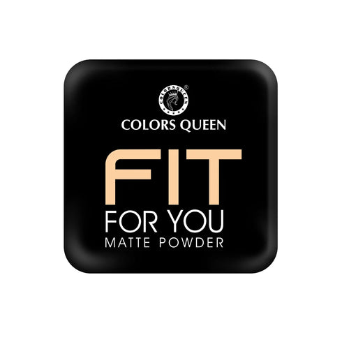 Colors Queen Fit For U Matte Compact Powder | 18 Gram