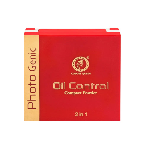 Colors Queen Photo Genic Oil Control Compact Powder | 20 Gram