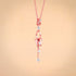 Giva Rose Gold Charming Butterfly Pendant with Link Chain