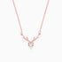 Giva Silver Deer Heart Necklace