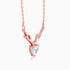 Giva Silver Deer Heart Necklace