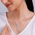 Giva Silver Starry Drop Necklace