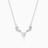 Giva Silver Deer Heart Necklace