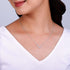 Giva Silver Deer Heart Necklace