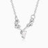 Giva Silver Deer Heart Necklace