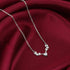 Giva Silver Deer Heart Necklace