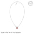 Giva Silver Deer Heart Necklace