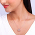 Giva Rose Gold Clover Heart Convertible Necklace