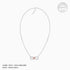 Giva Rose Gold Studded Infinity Heart Pendant