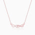 Giva Rose Gold Double Infinity Love Necklace