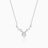 Giva Silver Deer Heart Necklace