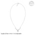 Giva Silver Deer Heart Necklace