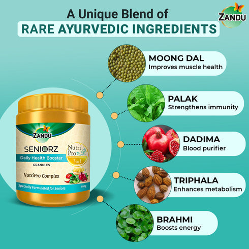 Zandu Seniorz Daily Health Booster Granules