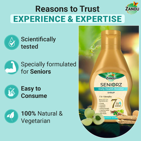 Zandu Seniorz Daily Health Booster Syrup
