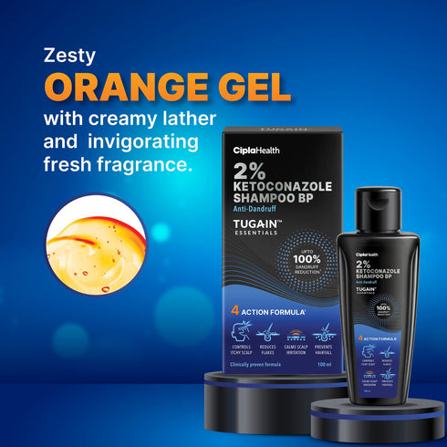 Tugain Essentials 2 Ketoconazole Shampoo