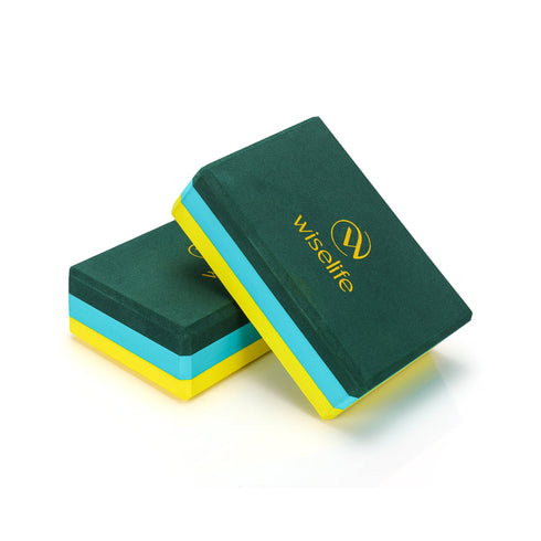 Wiselife Pro Yoga Block Set of 2