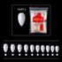 Shills Professional PKT 500pcs Pen Pointed Shape Nail Tips Natural