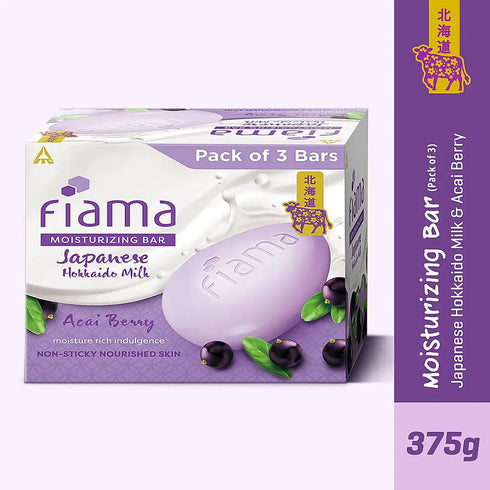 Fiama Japanese Hokkaido Milk Bar Acai Berry
