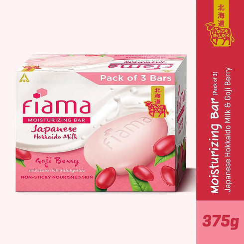 Fiama Japanese Hokkaido Milk Bar Goji Berry Pack