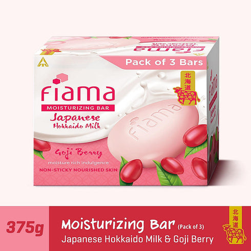 Fiama Japanese Hokkaido Milk Bar Goji Berry Pack