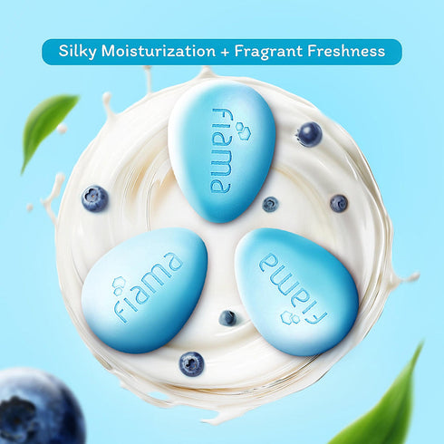 Fiama Japanese Hokkaido Milk Bar Blue Berry Pack