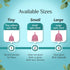 Floren Reusable Menstrual Cup with Intimate Wash for Women