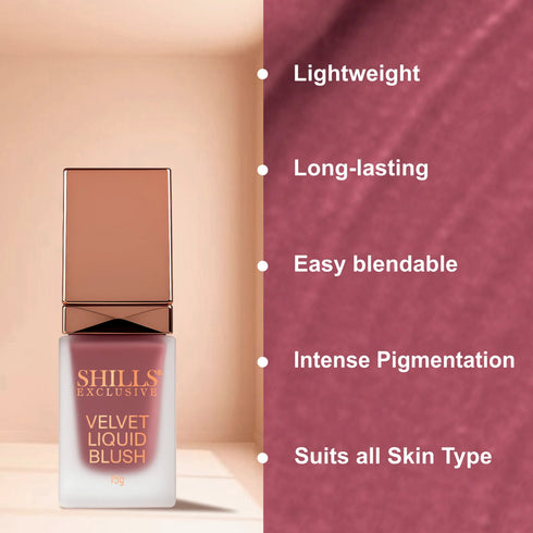 Shills Professional Velvet Liquid Blusher