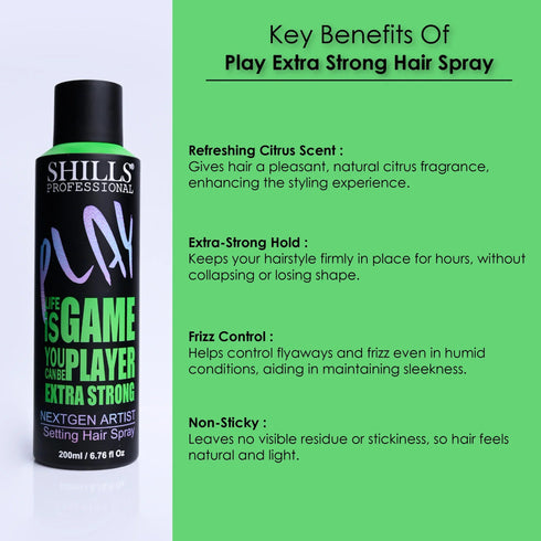 Shills Professional Play Extra Strong Hair Spray