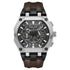 Police Multifunction Black Dial Leather Strap Watch For Men